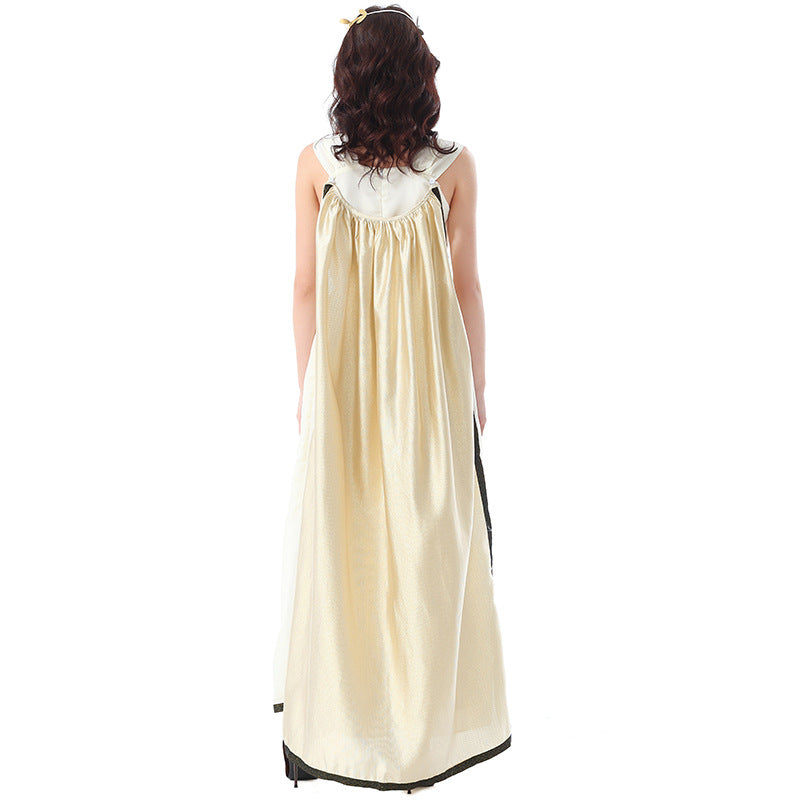 Halloween Costume Medieval Ancient Greek Roman Mythology Character Veil Dress Costume