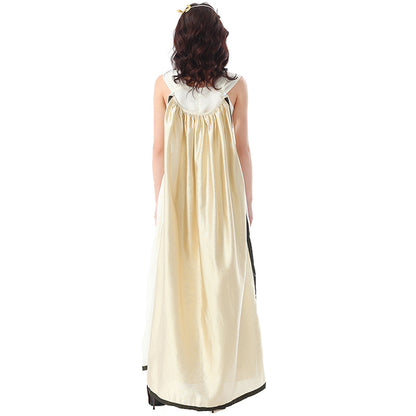 Halloween Costume Medieval Ancient Greek Roman Mythology Character Veil Dress Costume